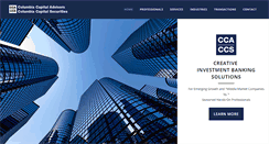 Desktop Screenshot of columbiacapitalsecurities.com